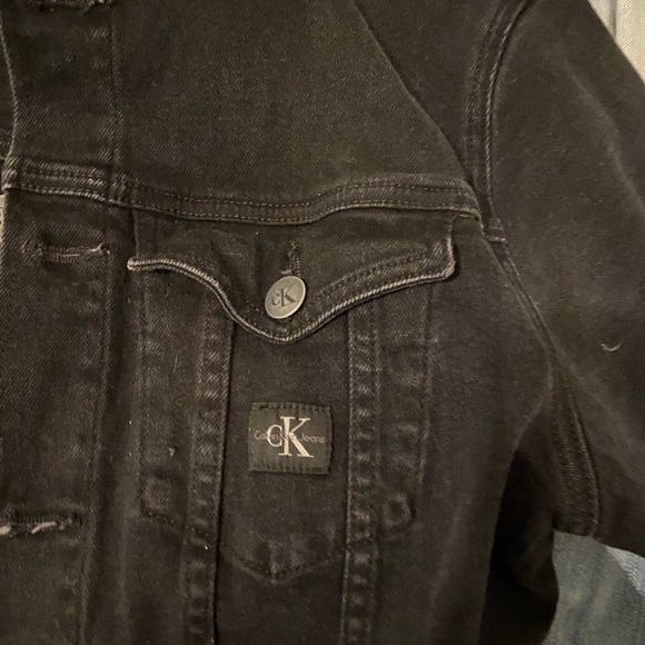 Used Calvin Klein Jean jacket in good condition - Picture 2 of 4